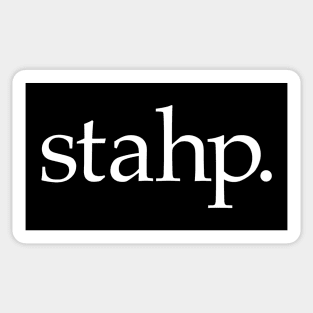 stahp Sticker